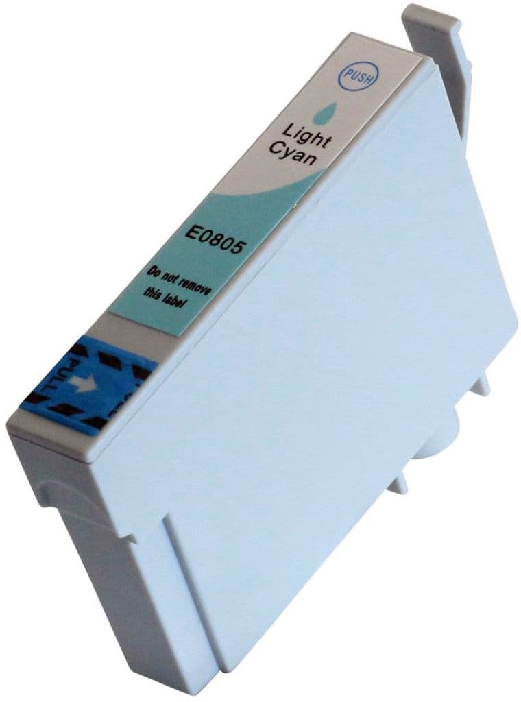 Kompatibel med T0805 Blekkpatron light cyan for Epson