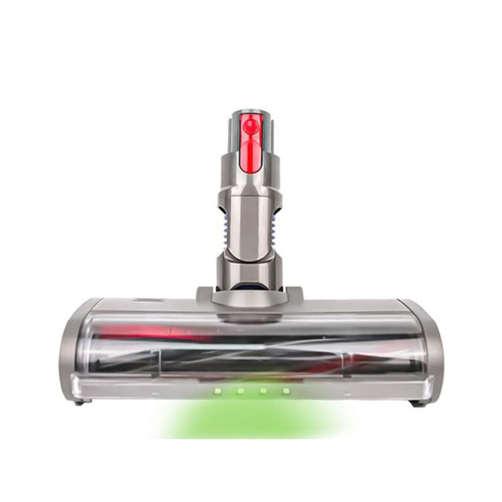 Dyson V7/V8/V10/V11/G5 Gulvmunnstykke karbonfiber med grønt LED-lys