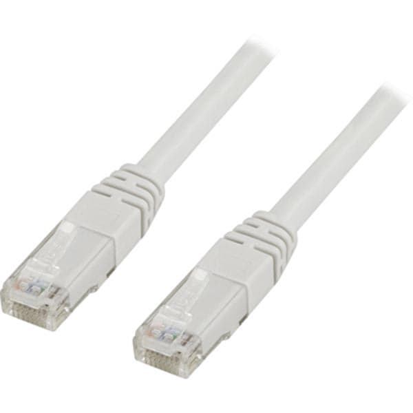 DELTACO Cat6DELTACO U/UTP Cat6 RJ45 nettverkskabel, 1,5 m - Hvit nettverkskabel, 1,5 m - Hvit