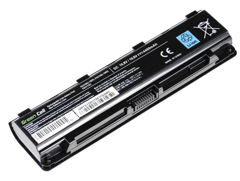 Green Cell-batteri til Toshiba Satellite, 4400 mAh, 11,1 V