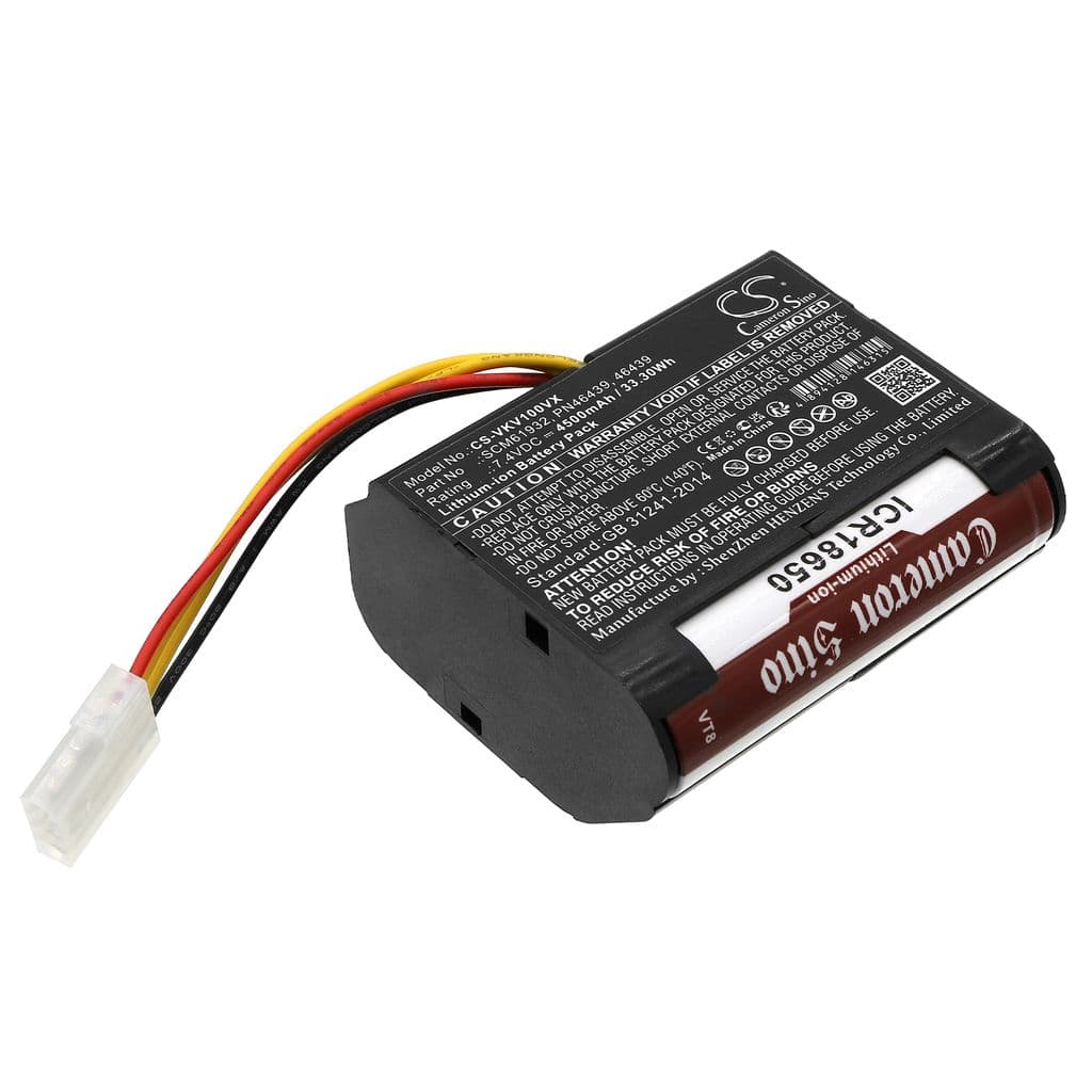 Batteri til Vorwerk Kobold VR100 etc