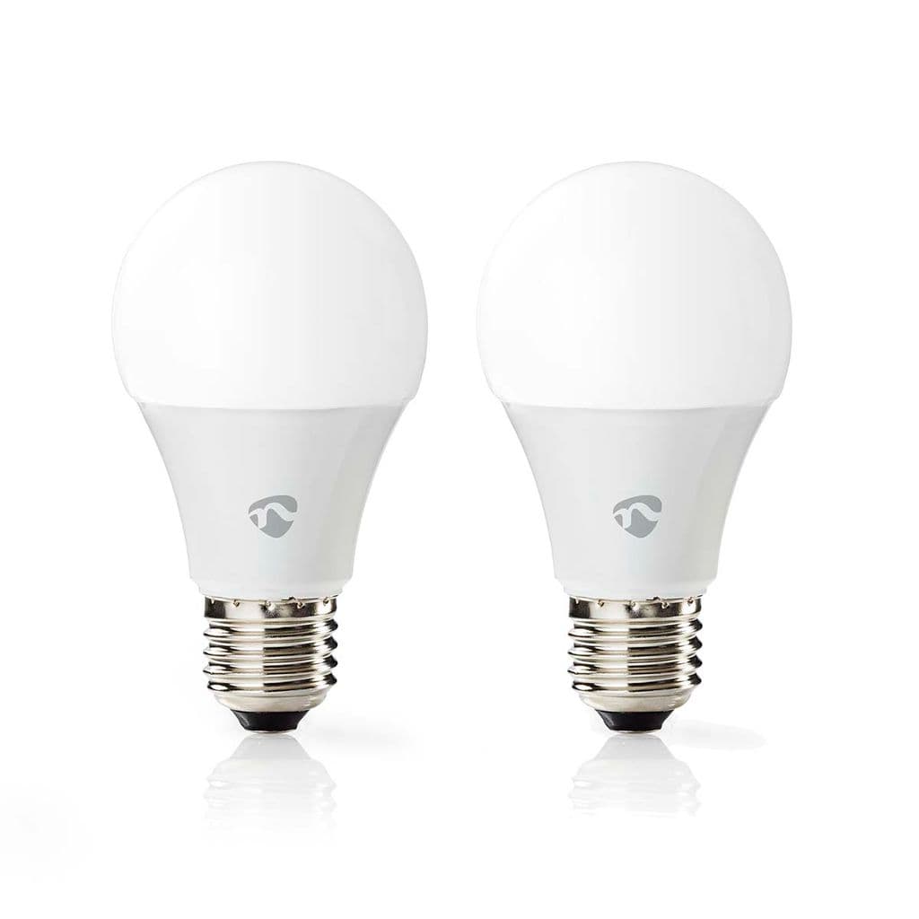 Nedis SmartLife Fullfarge lyspære, Wi-Fi, 9W - Hvit