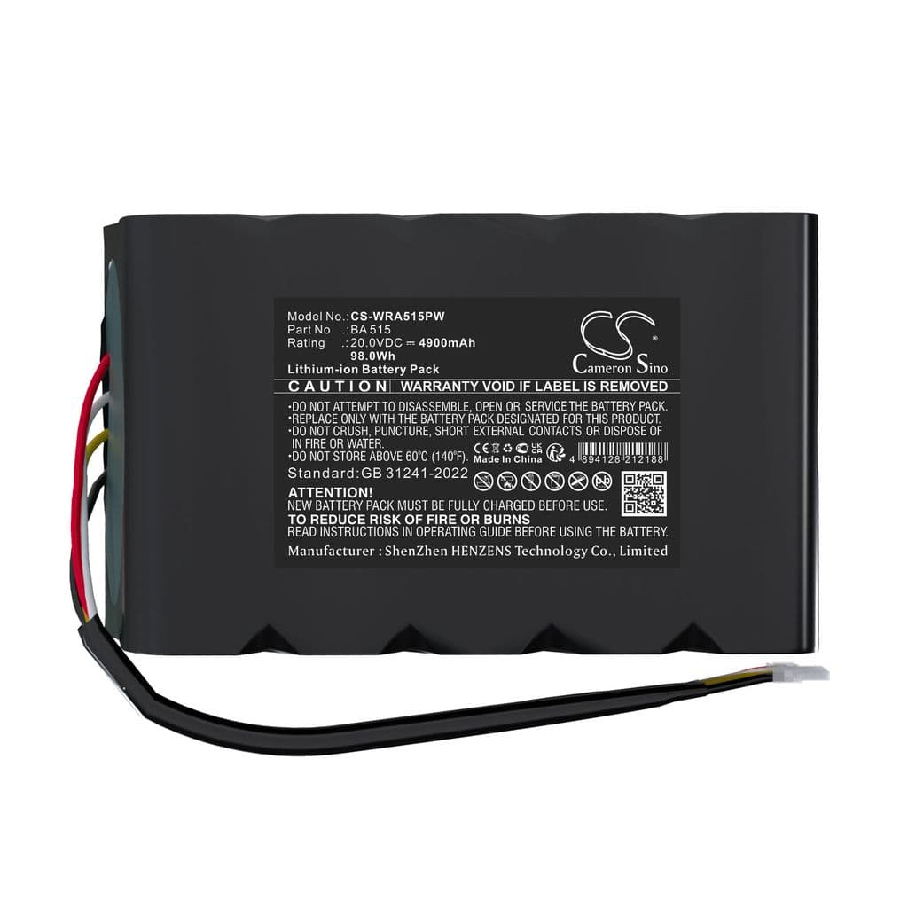 Batteri til Mowox RM 1000 WIU-SN etc