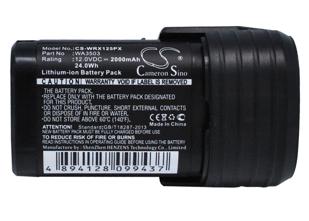 Batteri til Worx 12V 2,0Ah Li-ion