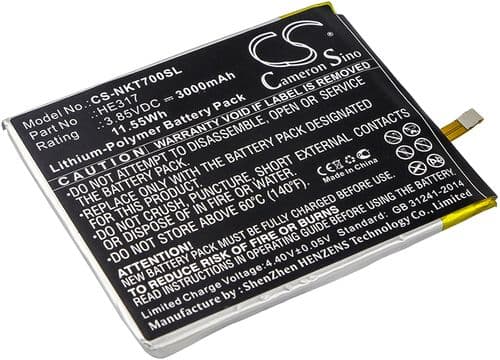 Batteri til Nokia 7 etc