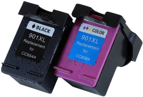 901 Blekkpatron MultiPack sort/farge for HP