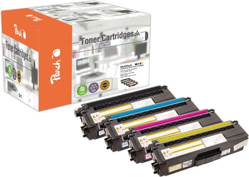 Peach-tonerkassetter som passer TN-326 Tonerkassett MultiPack Bk/C/M/Y for Brother