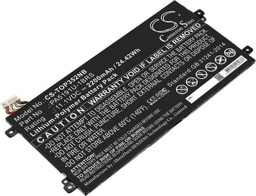 Batteri til Toshiba Satellite Click 2 Pro P30W-B-10E etc
