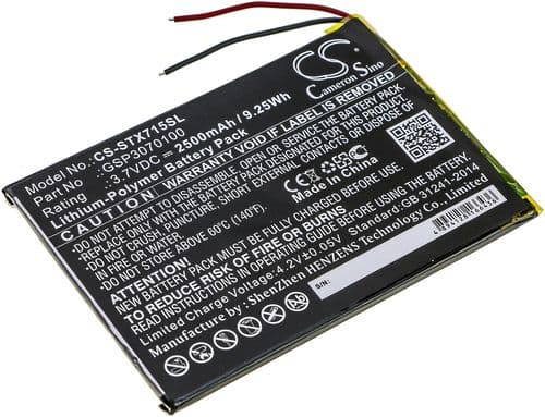 Batteri til Smartab ST7150 etc