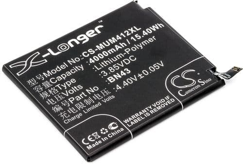 Batteri til Xiaomi Note 4X ( China Version ) etc