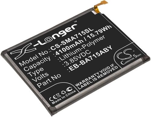 Batteri til Samsung Galaxy A71 etc
