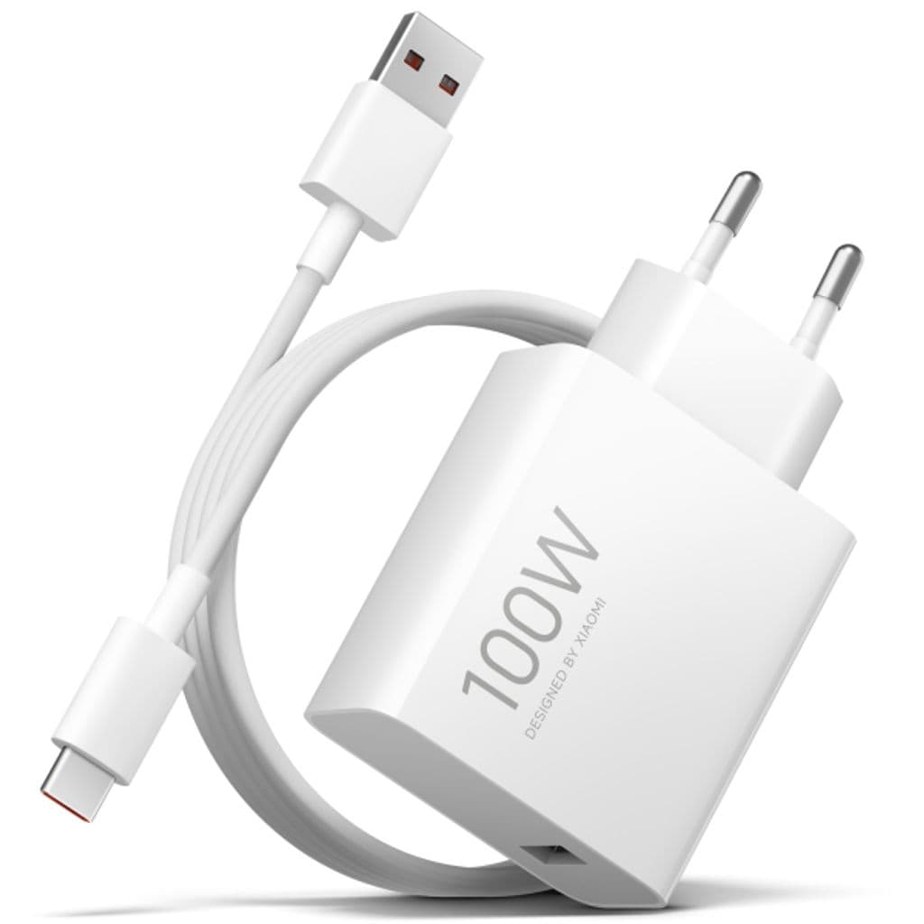 Xiaomi MY-19-ER USB-A Vegglader 100W med USB-C-kabel – Hvit