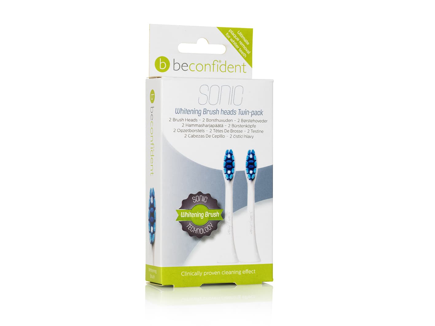Sonic Tandborsthuvuden Whitening 2-p Vit