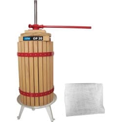 Güde Eplepresse OP30 m/ ben - 30 liter kapasitet - ubehandlet tre