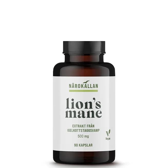 Lions Mane 500 mg 90 capsules Närokällan
