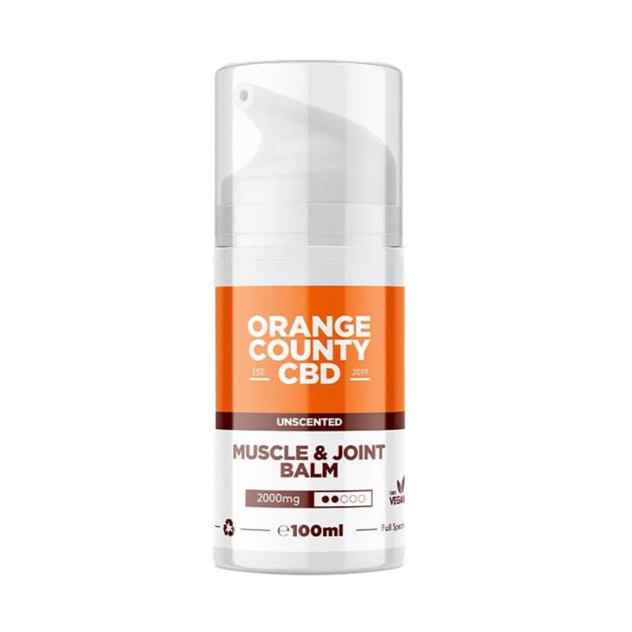 CBD Muscle and Joint Balm 2000mg 100ml Orange County