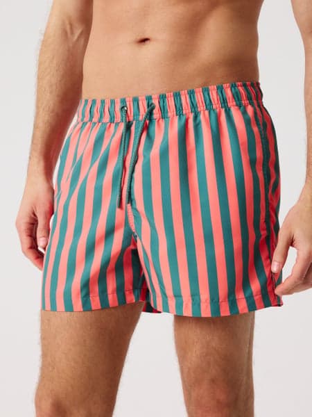 Borg Print Swim Shorts