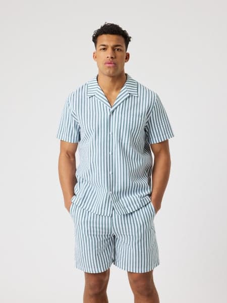 Borg Seersucker Resort Shirt