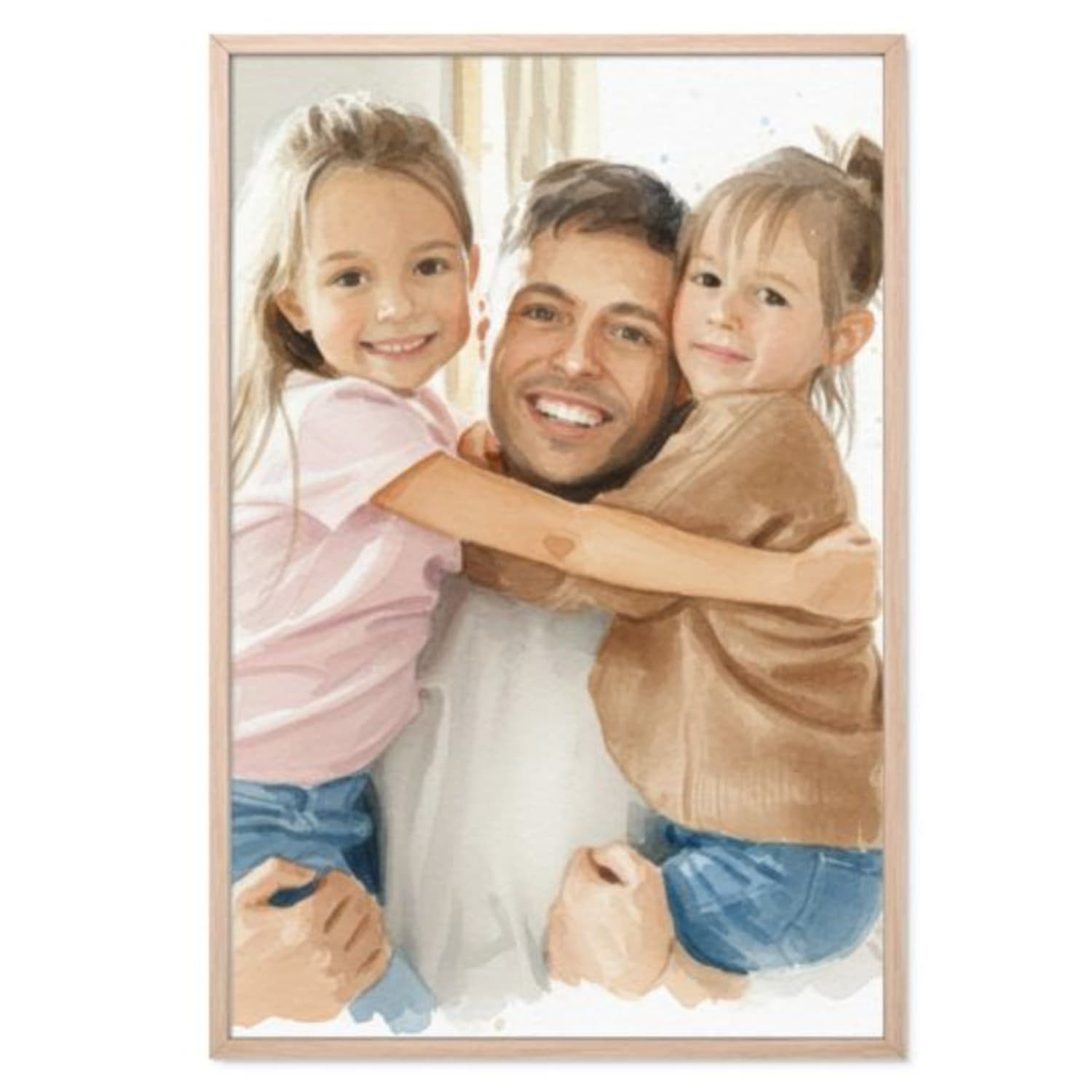 AI plakat 50 x 75 med treramme | smartphoto
