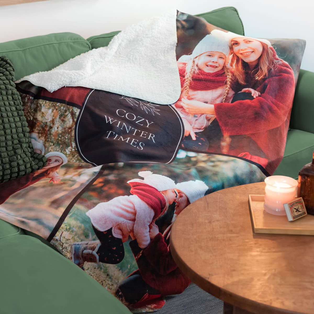 smartphoto Fleece pledd hvit 120x150cm