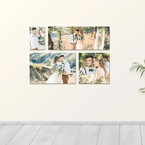 smartphoto Fotoplate Galleri 4 Panel Mix