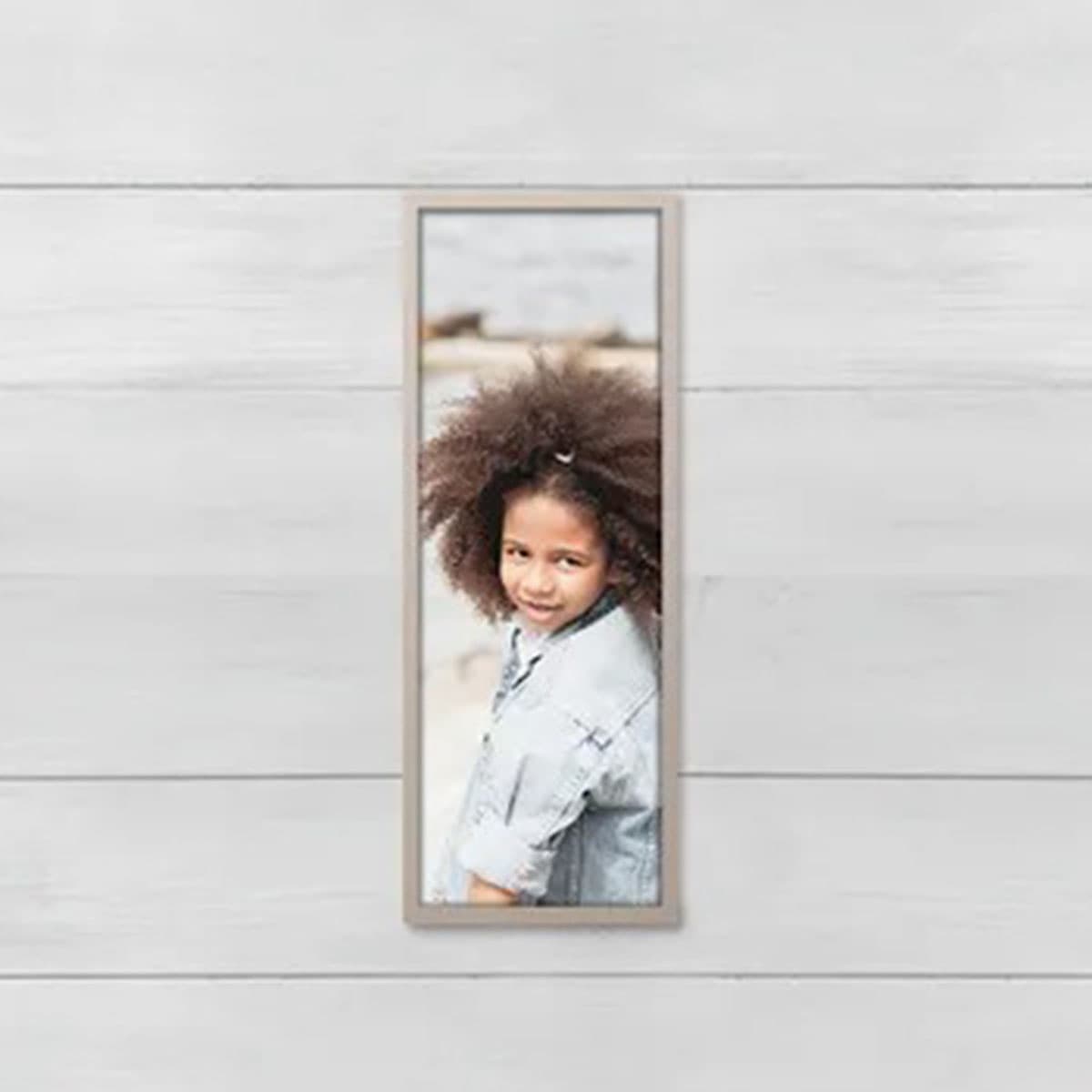 smartphoto Gråbrun ramme 40 x 105 cm