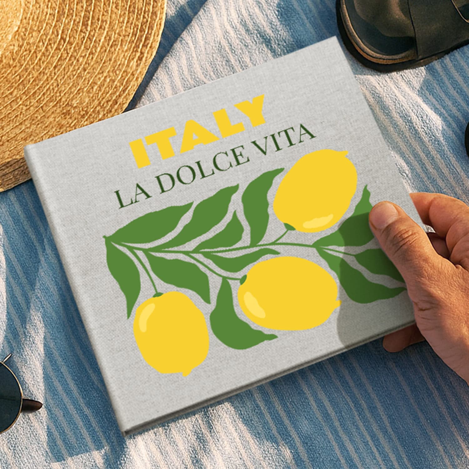 smartphoto Fotobok XL Liggende Deluxe - Hard linomslag med foto