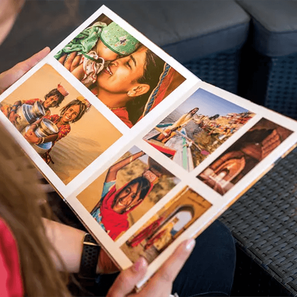 smartphoto Fotobok XL Kvadratisk Deluxe - Hardt bildeomslag