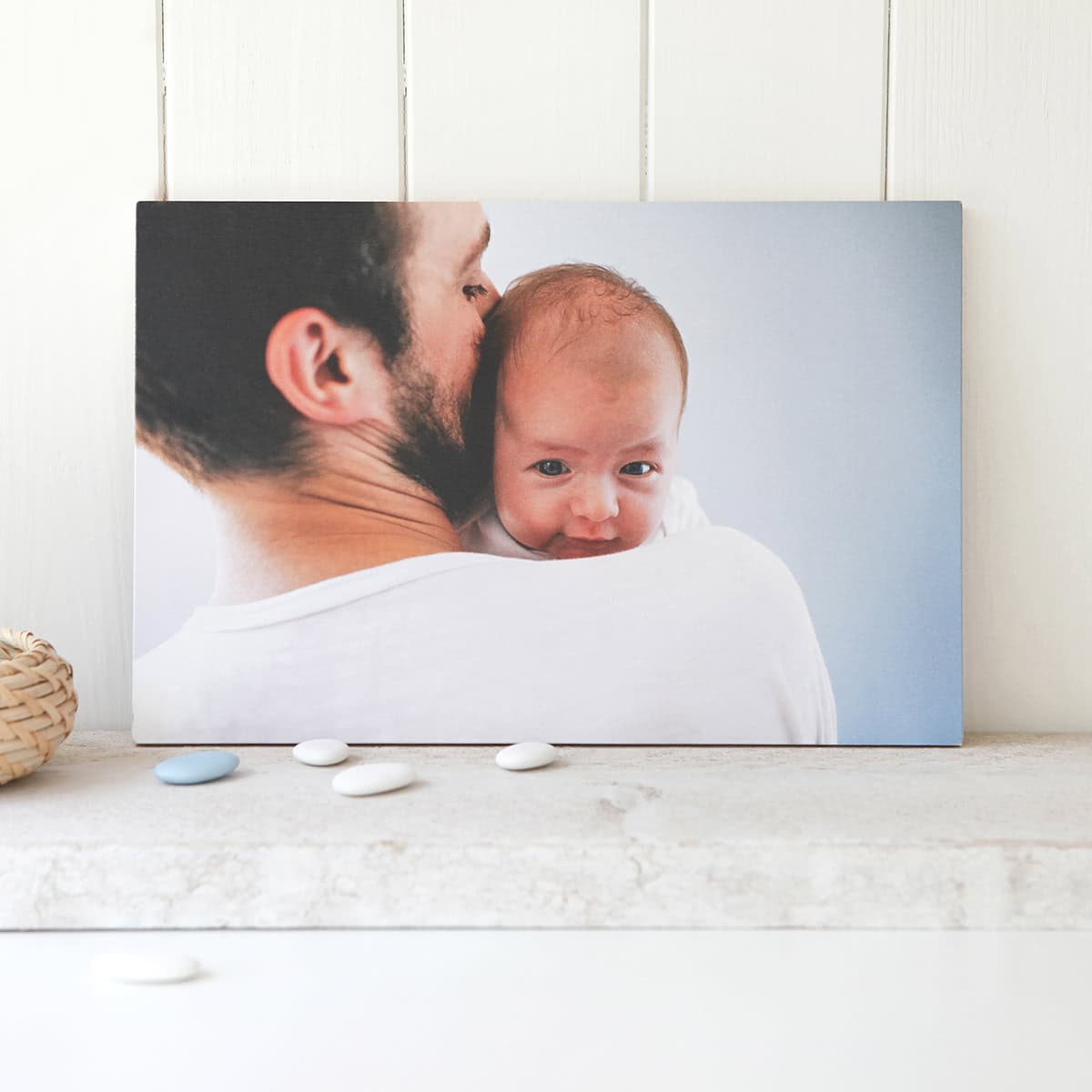smartphoto Veggbilde på tre 75 x 50 cm