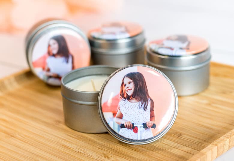 smartphoto Duftlys med magnetisk button - 24 stk
