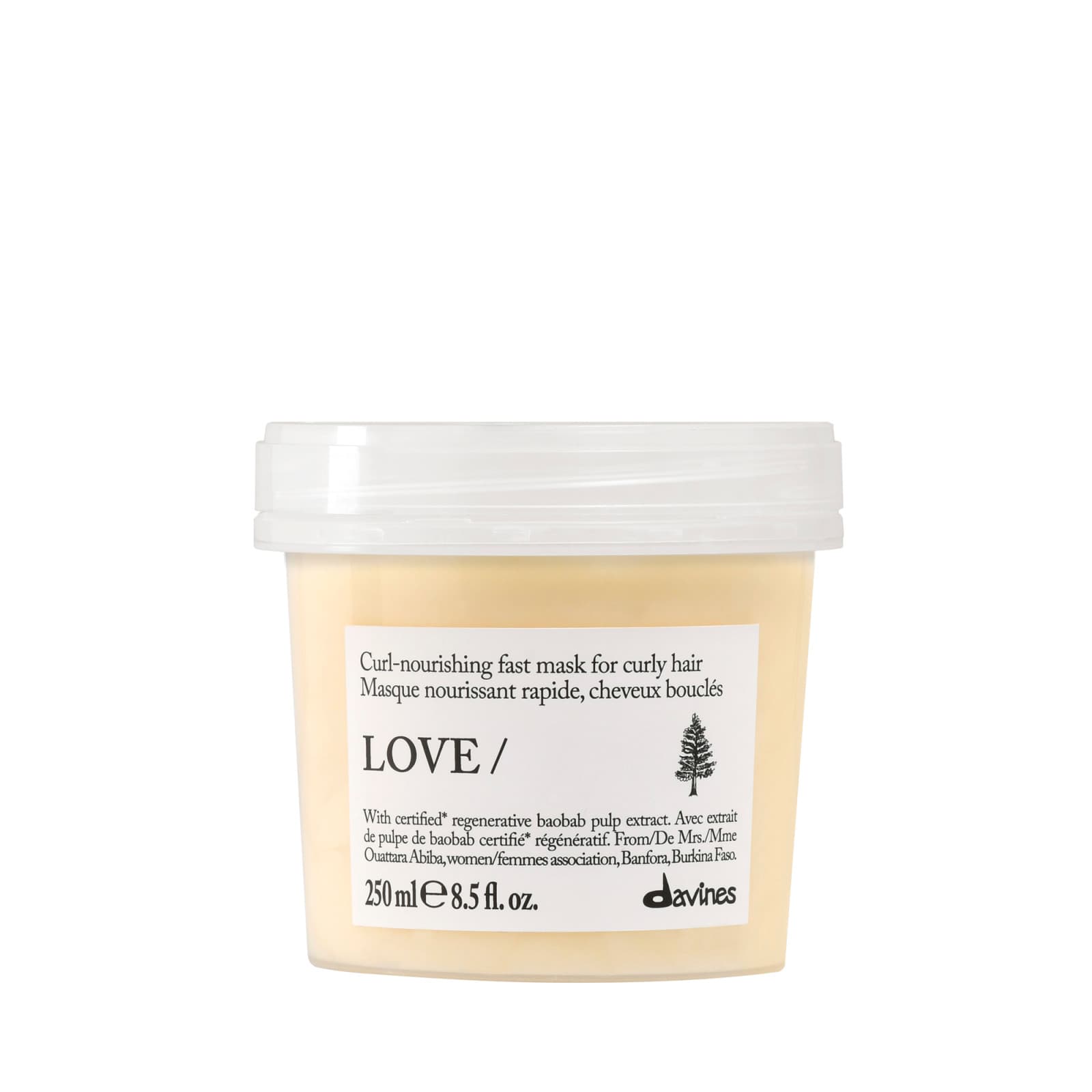 Davines Essential Love Curl-Nourishing Fast Mask For Curly Hair 250ml