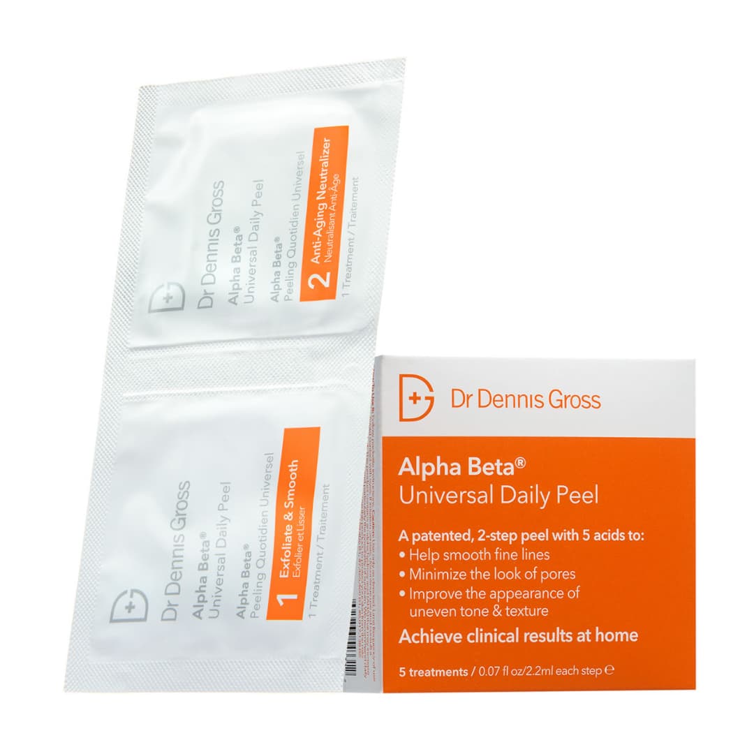 Dr Dennis Gross Alpha Beta Face Peel Universal PeelPads 5 Treatments
