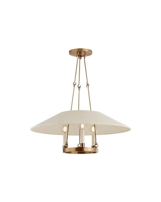 Archive taklampe messing