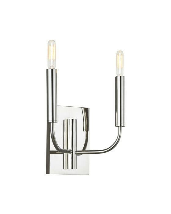 Brianna Double Sconce Nickel