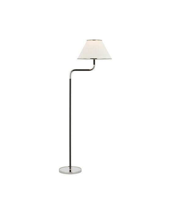 Rigby gulvlampe i nikkel