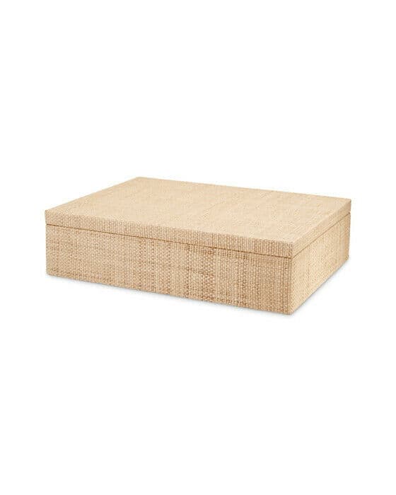 Cadiz Box Natural Raffia L