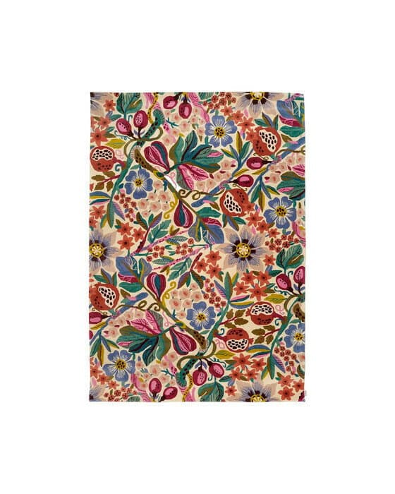 Pomegranate teppe hvit multi
