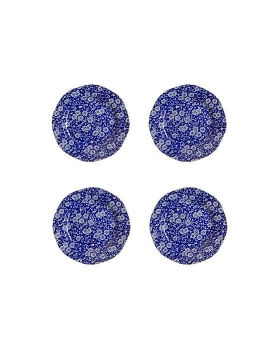 Blue Calico asjett 4-pk
