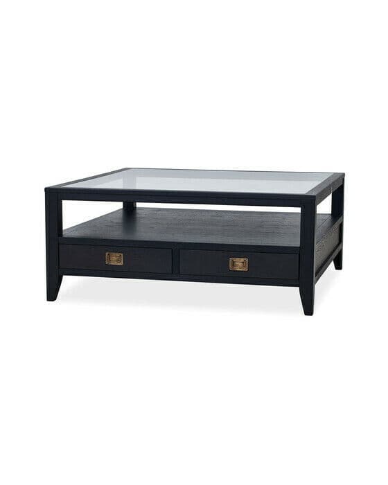 Martino salongbord glassplate iconic black