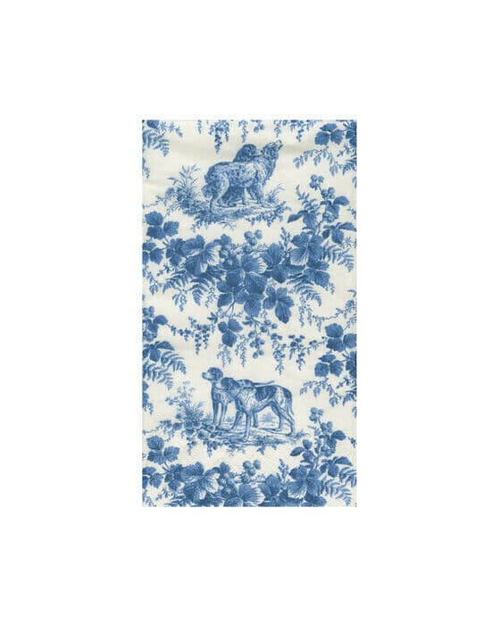 Hunting Toile Blue servietter 15-pakning