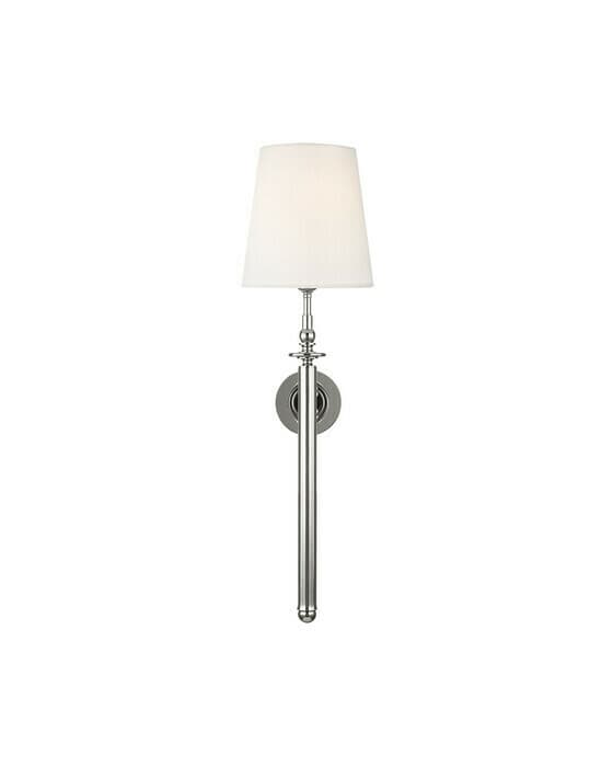 Capri Tail Sconce Nickel