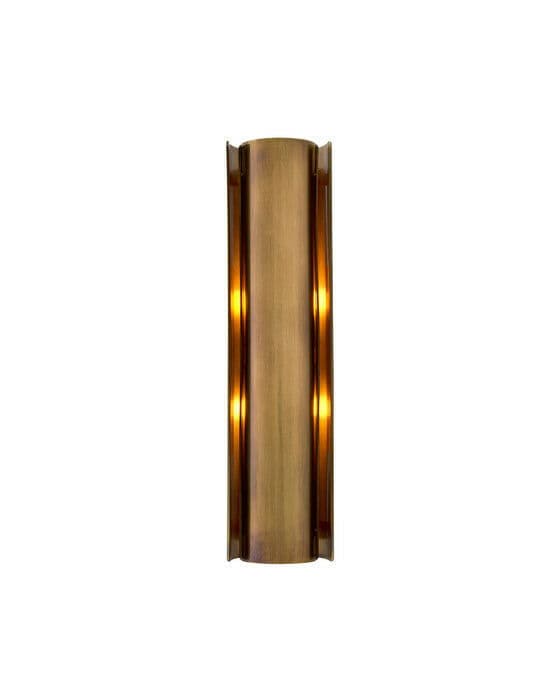 Vergé vegglampe vintage messing