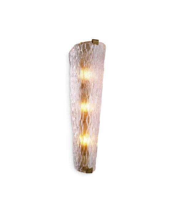 Todd vegglampe antique brass