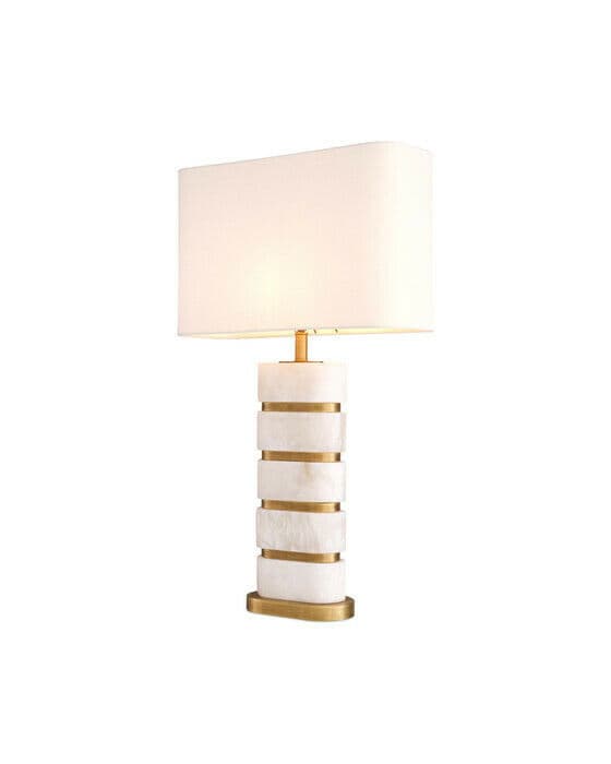 Newall bordlampe alabaster