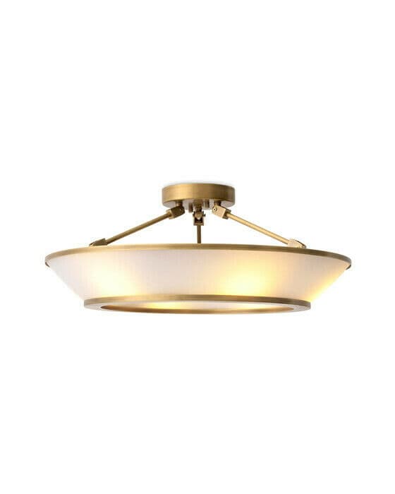 Ferette taklampe antique brass