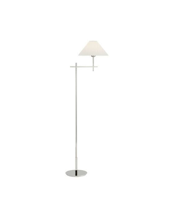 Hackney gulvlampe nikkel