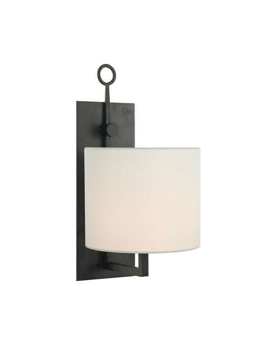 Aspen Iron Wall Lamp Black