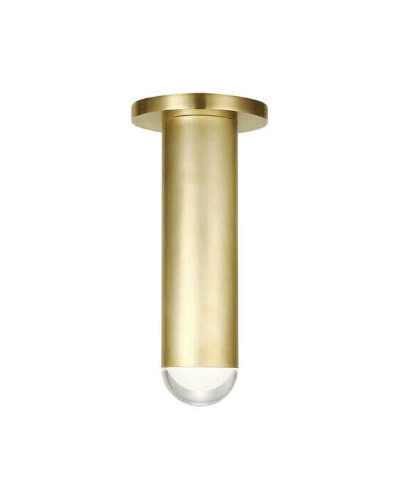 Ebell Flush Mount Natural Brass M