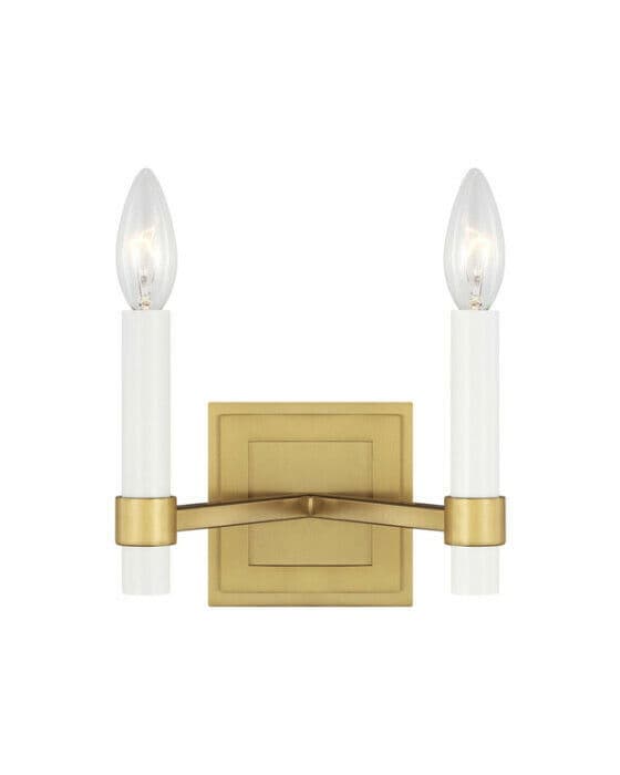 Marston Double Wall Sconce Brass OUTLET