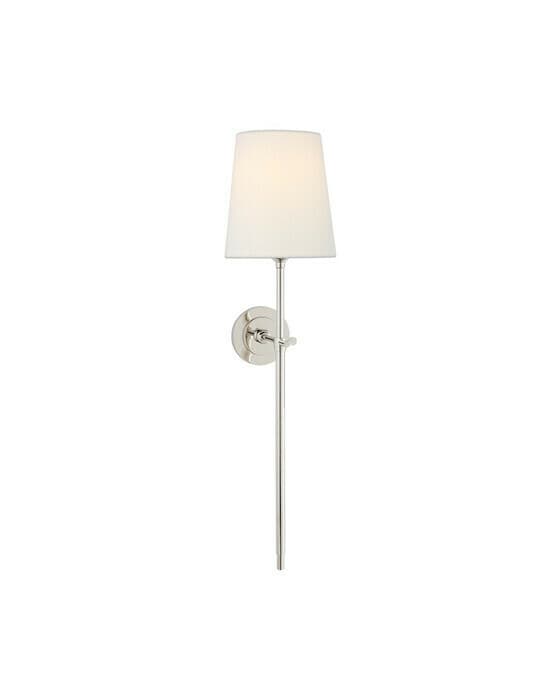 Bryant Large Tail Sconce Nickel